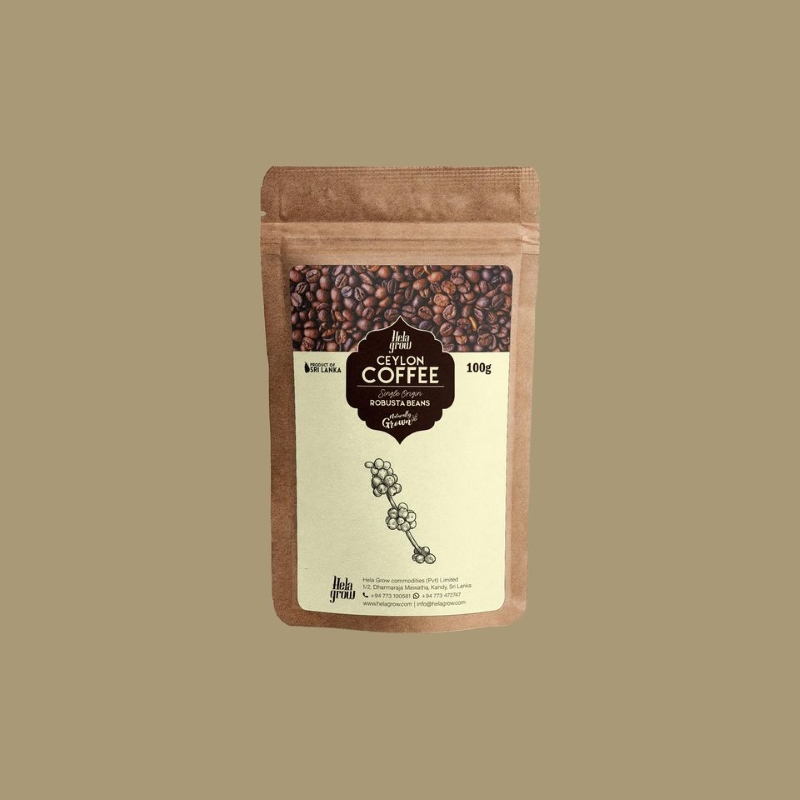 HelaGrow Premium Quality Single-origin Arabica Coffee collection.